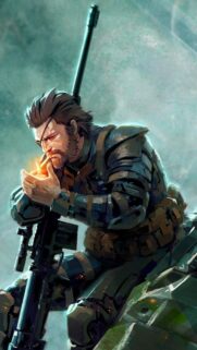 Solid Snake Stealth Tactical Gaming Wallpaper for Mobile – High Definition 4K