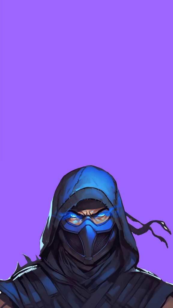 Sub-Zero Mortal Kombat High Quality 4K Gaming Wallpaper for Mobile