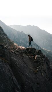 Mountain Peak Success Mindset Vision Board Manifestation Wallpaper