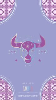 Mystical Taurus Zodiac Sign Earth Element Artistic Phone Wallpaper