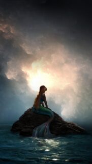 The Little Mermaid Cinematic 4K Mobile Wallpaper – Enchanting Underwater World