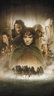 Epic The Lord of the Rings 4K Mobile Wallpaper: Frodo and Gandalf Cinematic Background