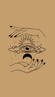 Third Eye Cosmic Awakening Spiritual Aesthetic Phone Wallpaper