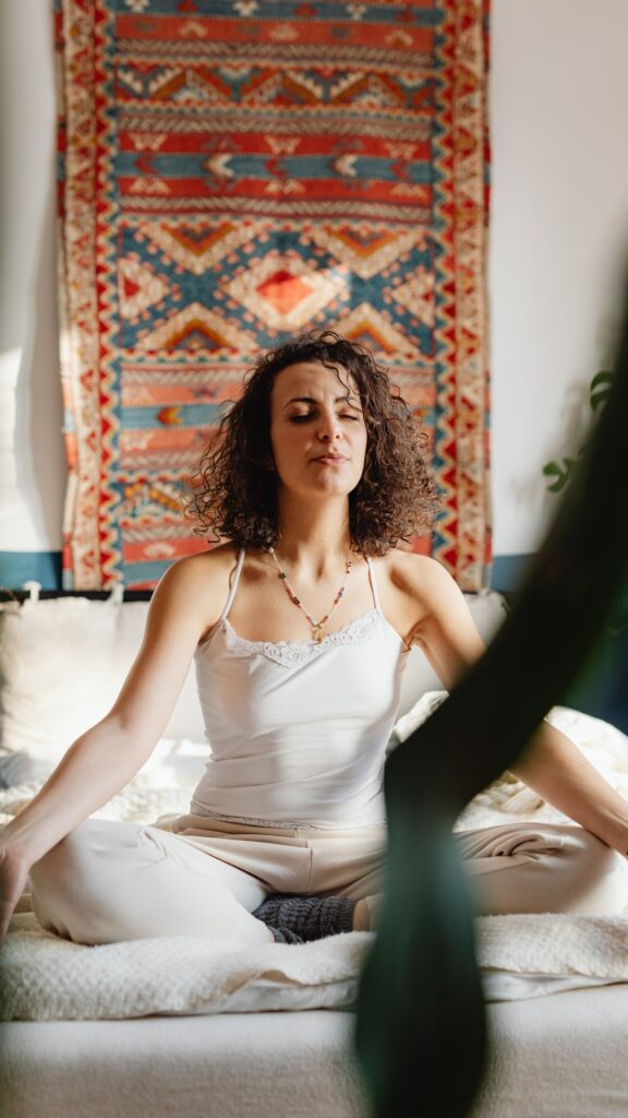 Third Eye Chakra Awakening and Inner Peace Spiritual Meditation Wallpaper