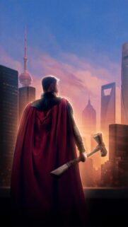 Epic Thor God of Thunder Mobile Wallpaper – High Resolution Marvel Hero Background