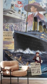 Titanic Ocean Liner Mobile Wallpaper – Majestic Ship at Sea High Quality Background