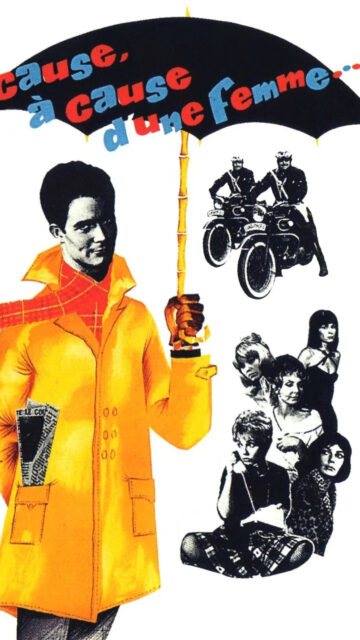 Vintage French Movie Poster Art Mobile Wallpaper