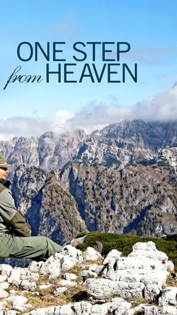 One Step From Heaven Mountain Landscape Mobile Wallpaper