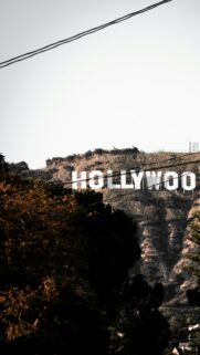 Hollywood Sign Hollywoo Parody Phone Wallpaper