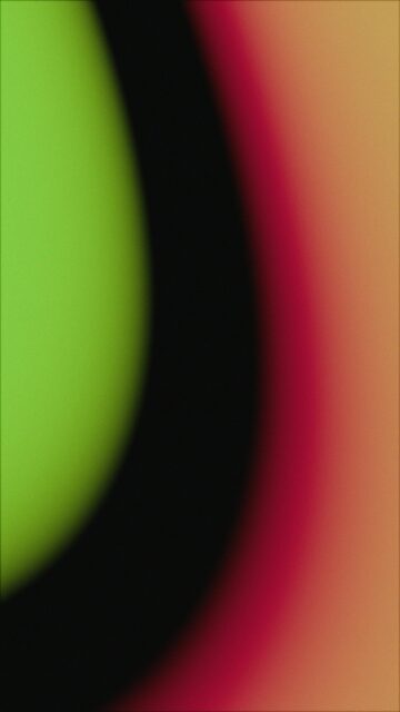 Abstract Neon Green and Warm Gradient Mobile Wallpaper