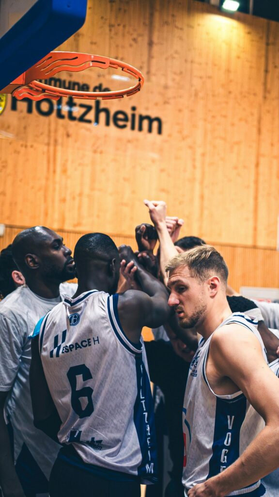 Basketball Team Huddle Unity Moments High Resolution Phone Wallpaper