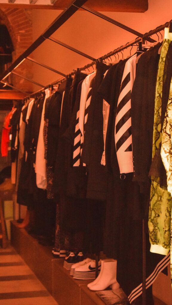 Edgy Urban Fashion Boutique Display Mobile Wallpaper