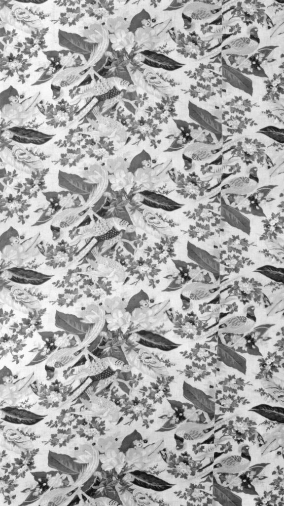 Vintage Chinoiserie Floral and Bird Pattern Aesthetic Wallpaper