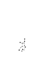 Minimalist Virgo Constellation Zodiac Aesthetic Phone Wallpaper