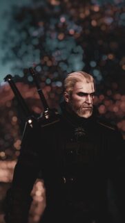 Geralt of Rivia The Witcher Cinematic Portrait Mobile Wallpaper