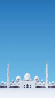 Minimalist Sheikh Zayed Grand Mosque Abu Dhabi Aesthetic Mobile Wallpaper