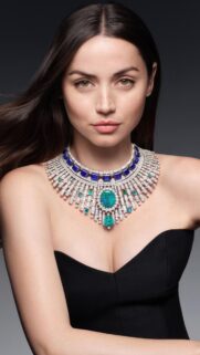 Ana de Armas Luxury Jewelry Portrait Wallpaper for Mobile