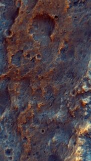 Stunning Mars Surface Aerial View High Definition Mobile Wallpaper