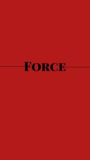 Minimalist Red Force Typography Mobile Wallpaper HD