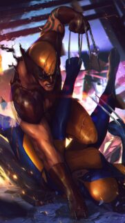 Epic Wolverine Claw Slash Mobile Wallpaper – High Quality HD Background