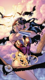 Wonder Woman 4K Mobile Wallpaper – Stunning Amazonian Warrior Portrait for Smartphone