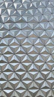Abstract Geometric 3D Triangular Surface Silver Texture Wallpaper