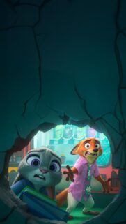 Zootopia City Skyline and Characters 4K Mobile Wallpaper – High Quality HD Background