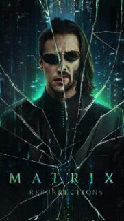 Keanu Reeves as Neo in The Matrix Resurrections High Quality Wallpaper