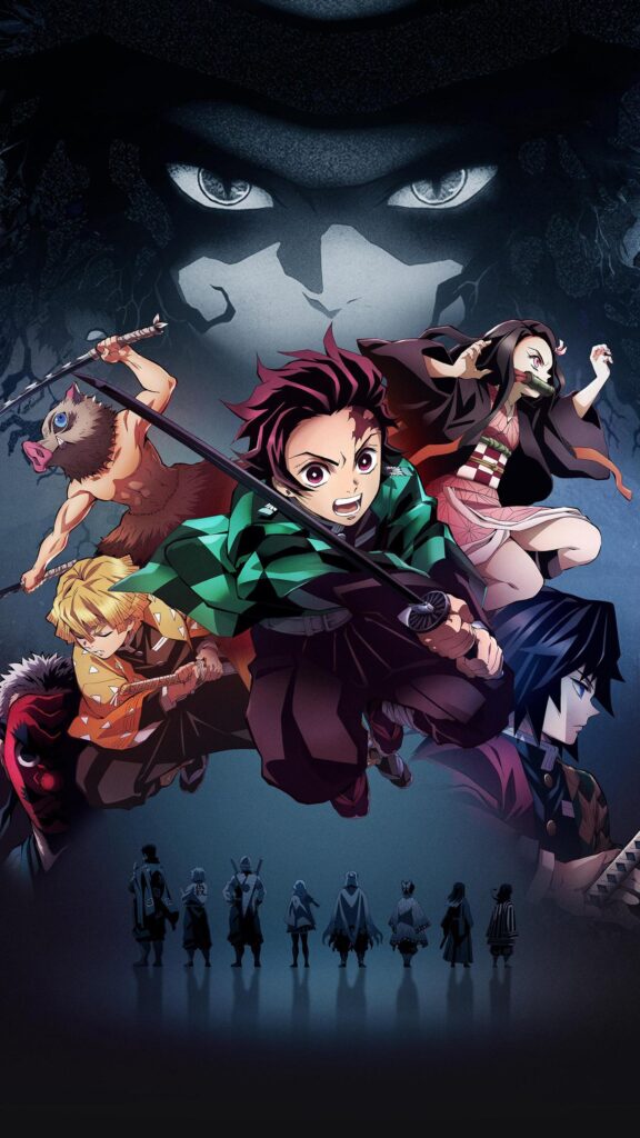 Demon Slayer Kimetsu no Yaiba Tanjiro and Friends Action Wallpaper