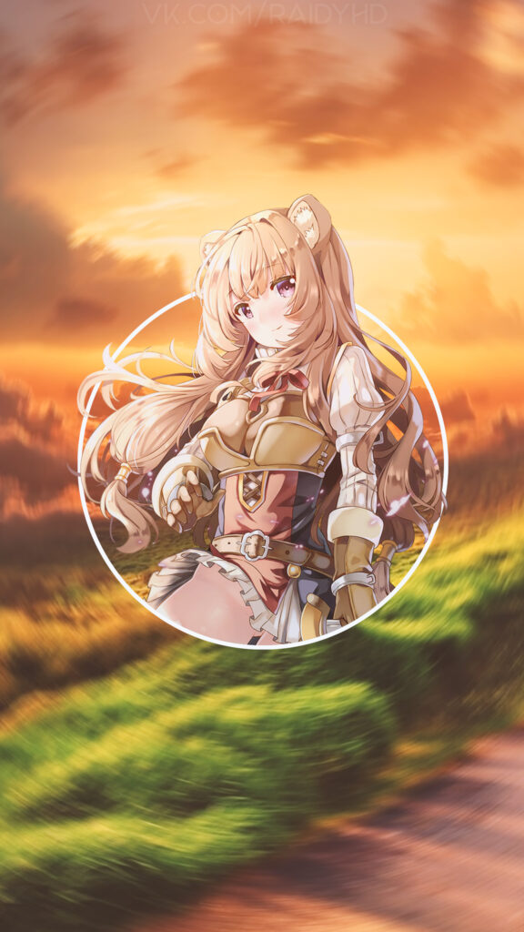 Raphtalia The Rising of the Shield Hero Sunset Aesthetic Anime Wallpaper