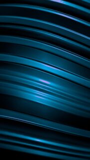 Abstract Blue Curved Light Lines High-Resolution Mobile Wallpaper Background