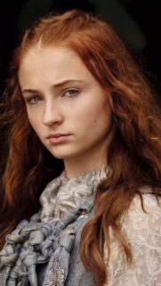 Stunning Sophie Turner as Sansa Stark Portrait Mobile Wallpaper