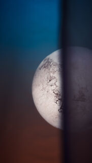 Mystical Waning Moon Phase Energy and Celestial Transformation Wallpaper