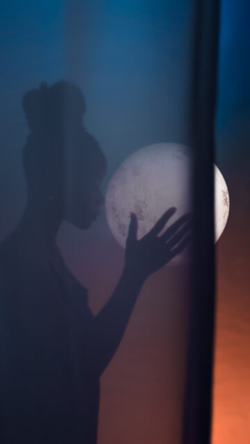 Full Moon Energy Manifestation and Celestial Lunar Connection Wallpaper