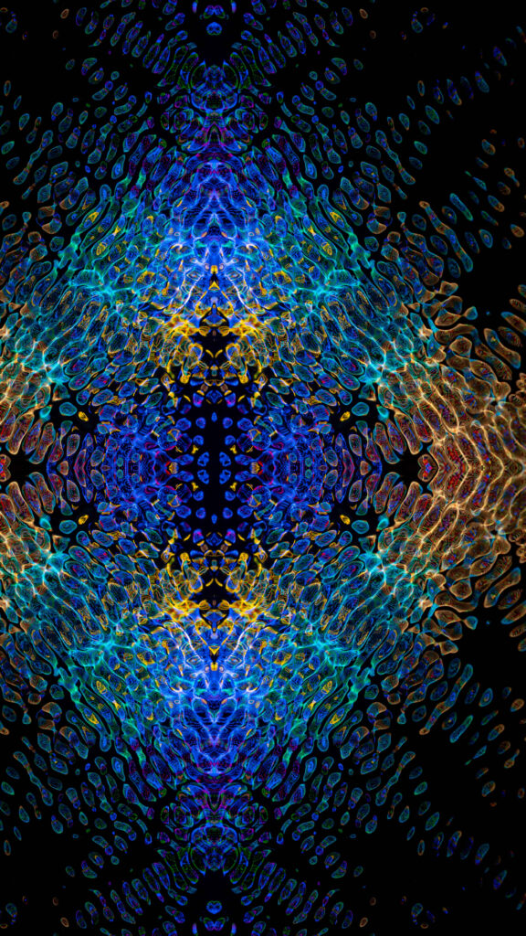 Sacred Geometry Frequency Energy and Spiritual Flow Art Wallpaper