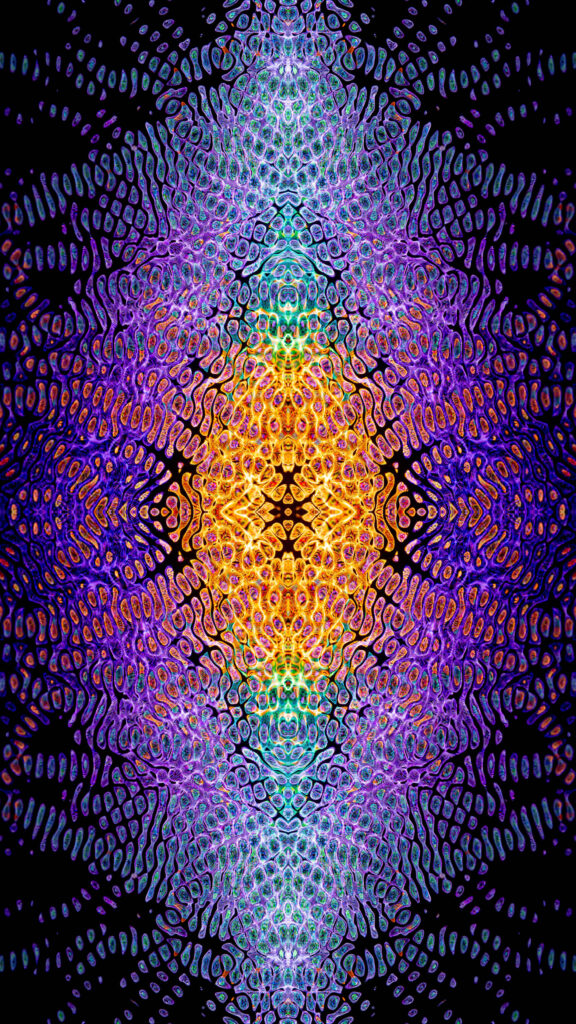 Vibrant Aura Energy Radiant Light Spiritual Meditation Wallpaper