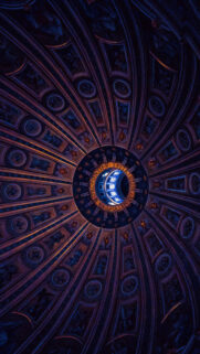 St. Peter’s Basilica Dome Sacred Geometry Mandala Spiritual Wallpaper