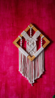 Bohemian Macrame Mandala Spiritual Energy Aesthetic Wallpaper