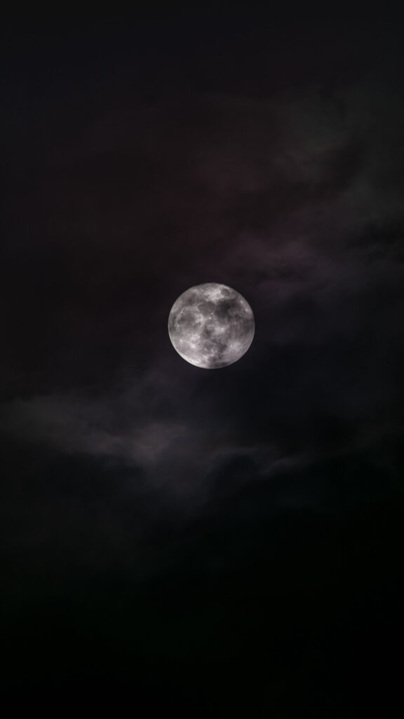 Mystical Full Moon Energy and Lunar Manifestation Phone Wallpaper