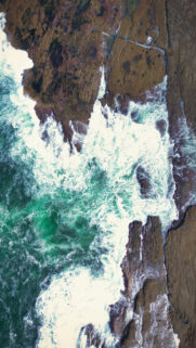 Capricorn Earth Element Zodiac Sea Cliffs Ambition and Resilience Wallpaper