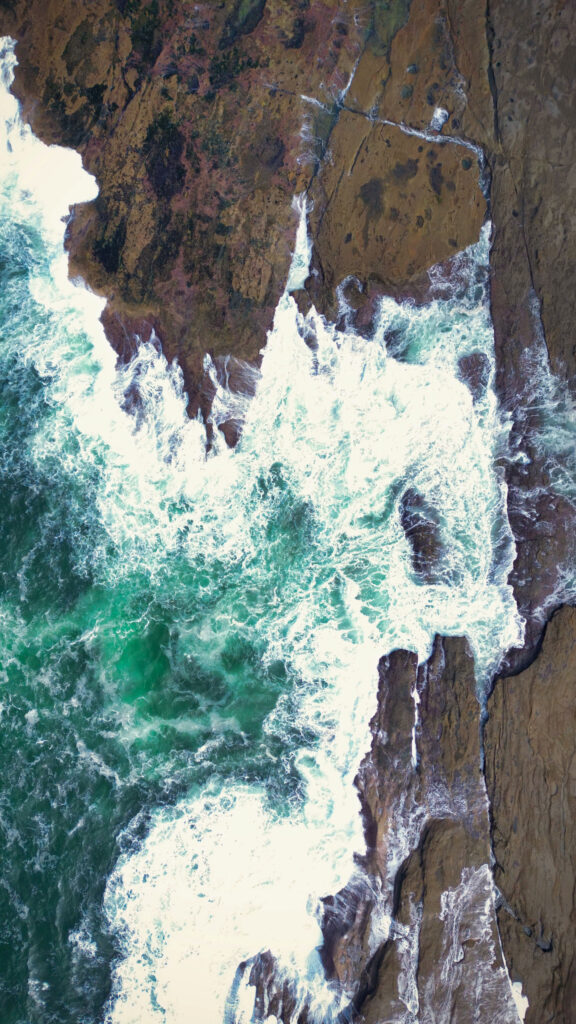 Capricorn Earth Element Zodiac Sea Cliffs Ambition and Resilience Wallpaper