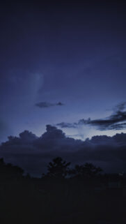 Celestial Night Sky Clouds Manifestation Energy Aesthetic Wallpaper