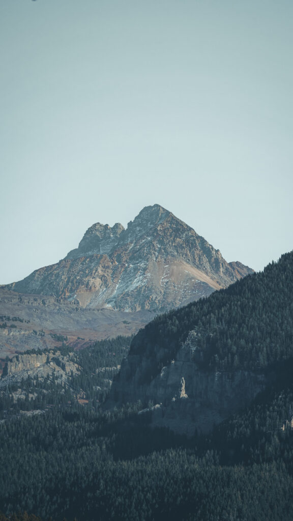 Majestic Capricorn Mountain Peak Zodiac Aesthetic 4K Phone Wallpaper