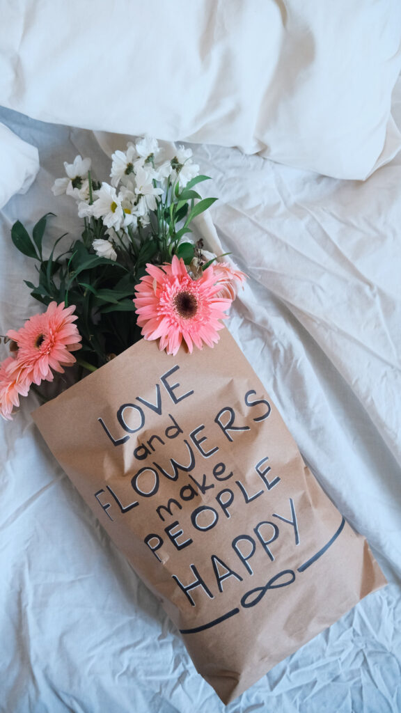 Positive Affirmation Manifestation Bouquet Aesthetic Spiritual Wallpaper