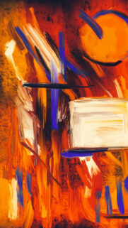 Gemini Celestial Energy Abstract Art for Your Phone Wallpaper