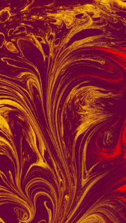 Fiery Sacred Geometry Energy Flow Artistic Spiritual Wallpaper