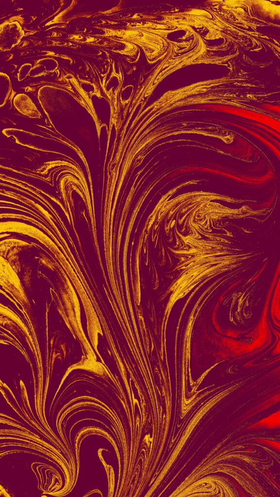 Fiery Sacred Geometry Energy Flow Artistic Spiritual Wallpaper