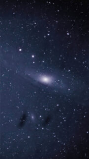 Andromeda Galaxy Celestial Energy and Cosmic Manifestation Wallpaper