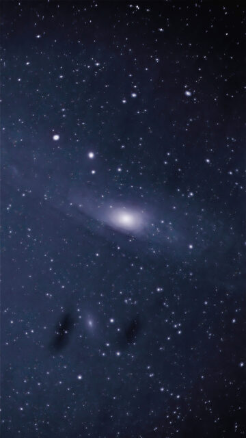 Andromeda Galaxy Celestial Energy and Cosmic Manifestation Wallpaper