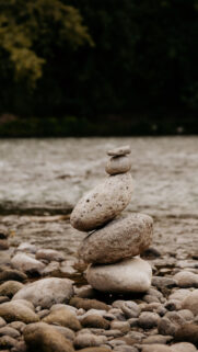 Zen Stone Stacking Balance Spiritual Energy Chakra Healing Wallpaper